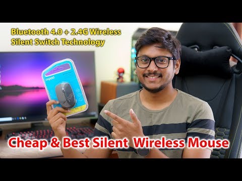 Cheap & best bluetooth mouse india/ rapoo m100 silent wirele...