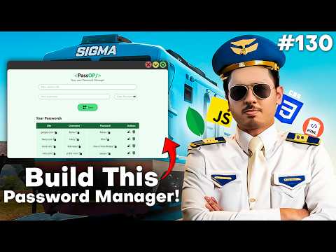 React Project: Password Manager using React, Tailwind, MongoDB & Express | Sigma WebD Tutorial #130