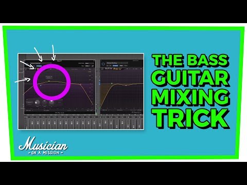 The Bass Guitar Mixing Trick for Clean Low End (Pocket EQ) | musicianonamission.com - Mix School #14