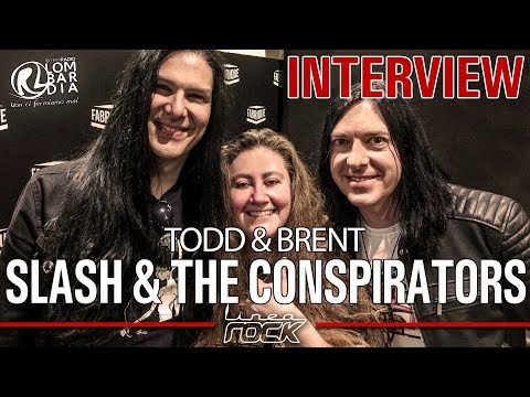 SLASH & THE CONSPIRATORS SMKC - Todd & Brent interview @Linea Rock 2019 by Barbara Caserta