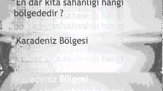 7 dakikada 100 Önemli Nokta Coğrafya - Coğrafi Bilgiler- Coğrafi Bölgeler