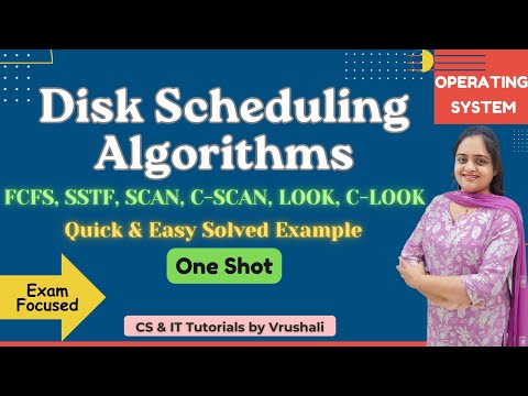 OS 32 : Disk Scheduling Algorithms One-Shot : Learn with Solved Example!