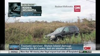 Tsunami survivor: Sandy's damage similar
