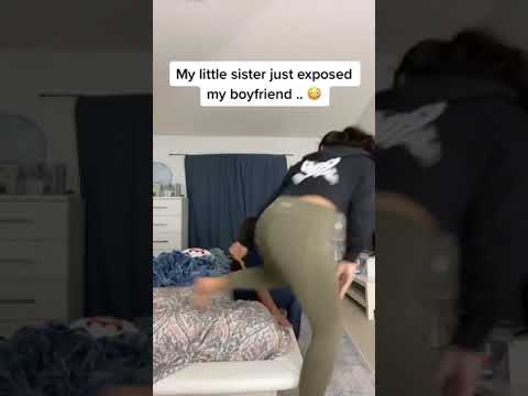 My sister exposed my boyfriend.. 😫💔 #shorts