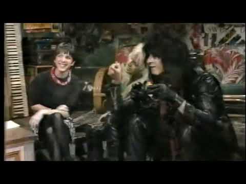 Vince Neil & Nikki Sixx from Motley Crue, MTV Interview 1983 with Martha Quinn, My Old VHS Tapes