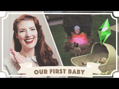 クラウディアと私の第一子が誕生！？// The Sims 4 [CC] (Claudia and I have our first baby! // The Sims 4 [CC])