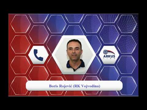 Najava 3. kolo ARKUS lige za muškarce / Rojević Boris - trener Vojvodine