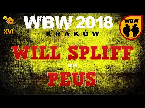 PEUS vs WILL SPLIFF 🎤 WBW 2018 🎤 Kraków (1/2) Freestyle Battle