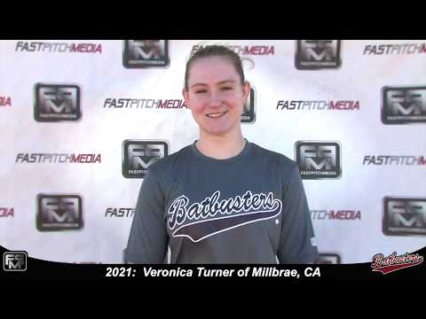 2021 Veronica Turner Catcher and Third Base Softball Skills Video - Batbusters