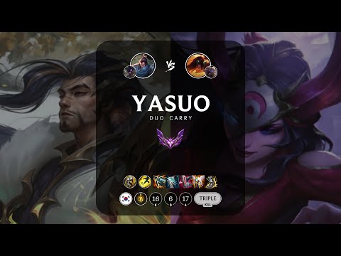 Yasuo ADC vs Sivir - KR Master Patch 13.13