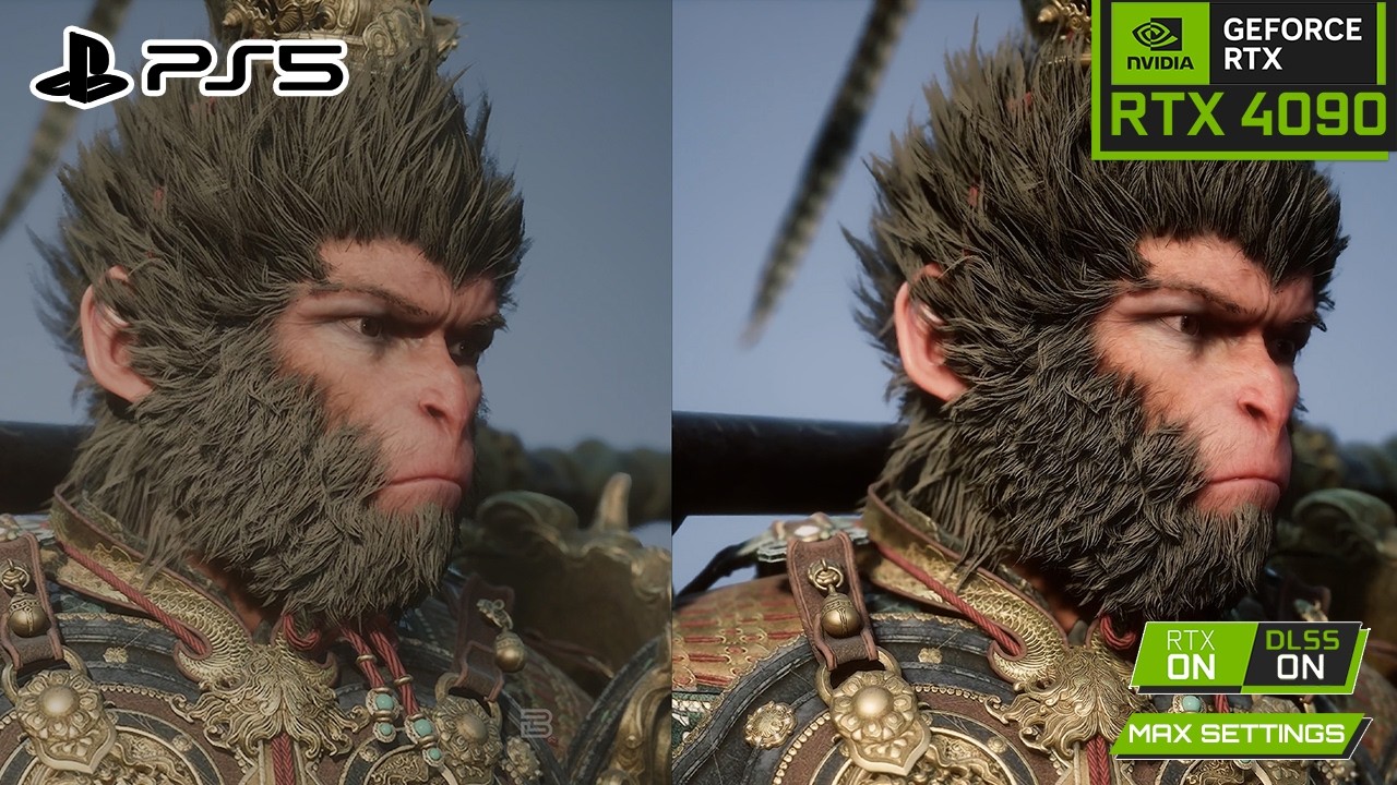 Black Myth: Wukong PC vs PS5 | Cinematic Quality 4K Side-by-Side Comparison (RTX 4090 Max Settings)