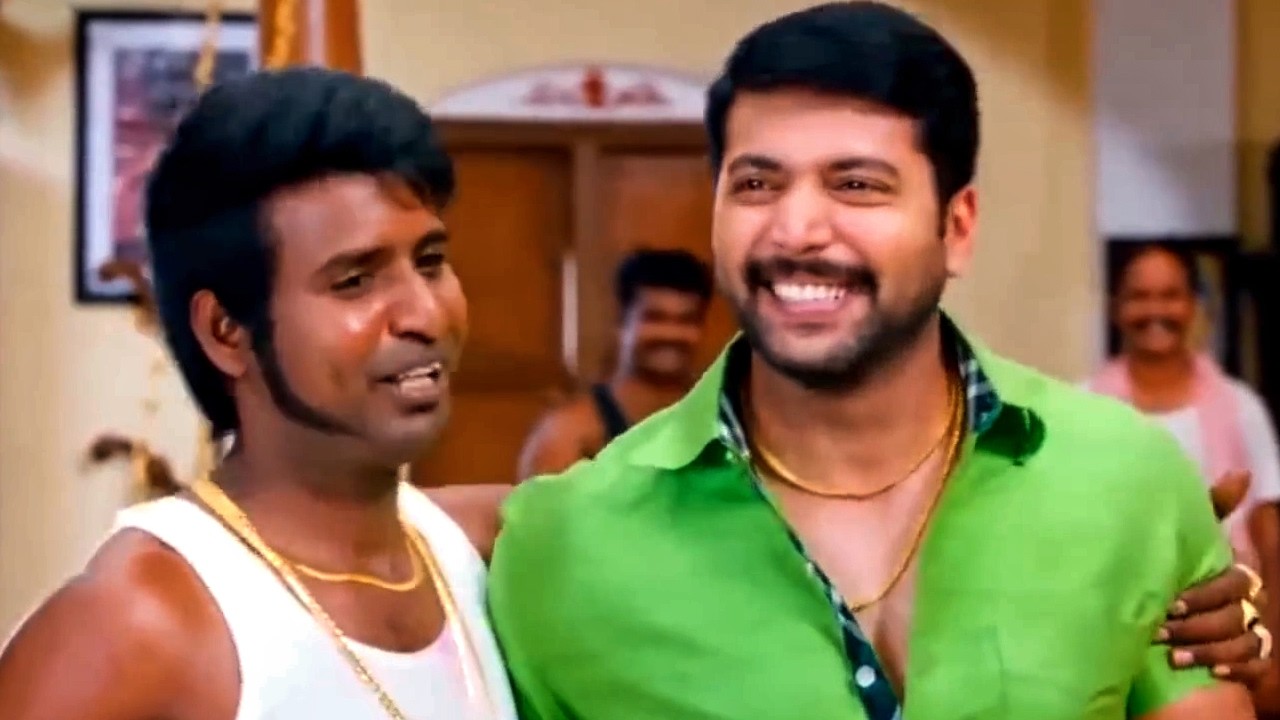 Jayam Ravi फल लेकर Soori के घर आया उससे दोस्ती करने | Jayam Ravi & Soori Comedy Scene 