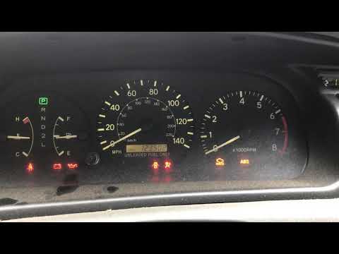 1998 toyota camry startup