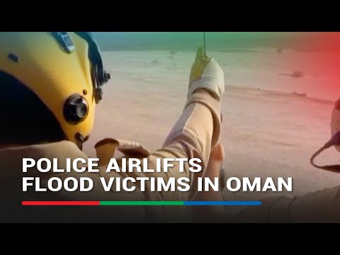 Police airlifts flood victims in Oman
