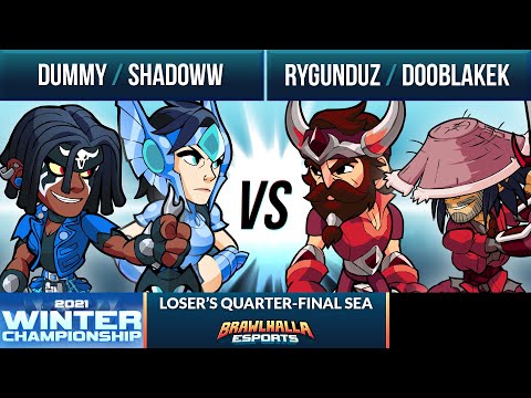 Dummy & Shadoww vs Rygunduz & Dooblakek - Loser's QuarterFinal - Winter Championship 2021 - AUS 2v2