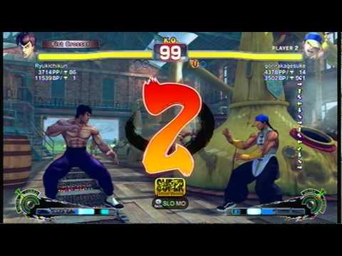 gorirakagesuke (Yun) vs Ryukichikun (Fei)