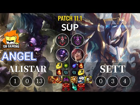 SN Angel Alistar vs Sett Sup - KR Patch 11.1