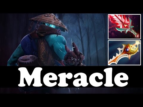 Meracle Plays Storm Spirit WITH BLOODTHORN AND DIVINE RAPIER - Dota 2