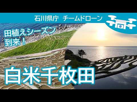 空から見る白米千枚田　石川県庁チームドローン その9