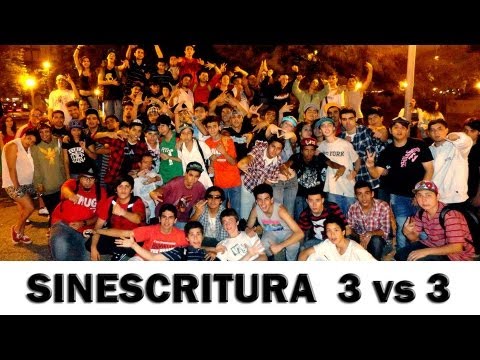 SINESCRITURA 3vs3 : Batalla 02 . 21 marzo 2013