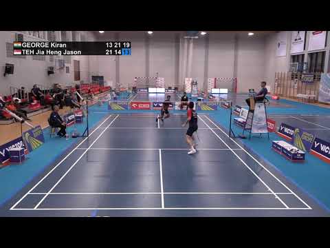 Match point - Kiran George vs Jia Heng Jason Teh - MS, Final - Polish Int. 2021