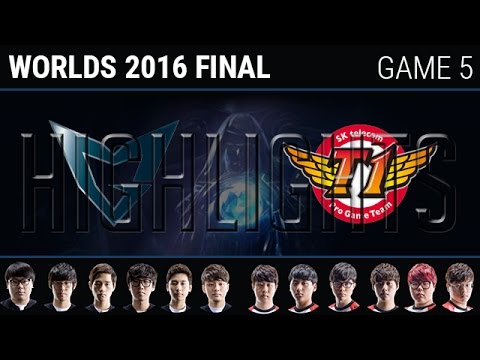 SKT vs SSG Game 5 Highlights, S6 Worlds 2016 Grand Final, SK Telecom T1 vs Samsung Galaxy G5