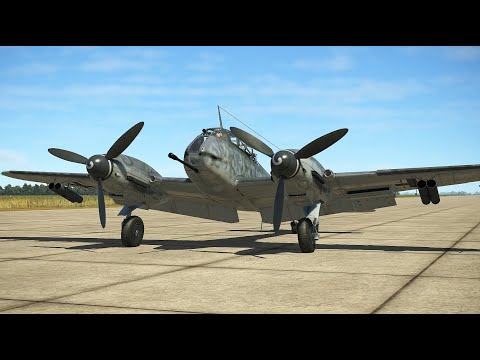 Me 410 - Startup, Takeoff & Landing | IL-2 Sturmovik GB