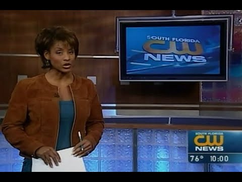 WSFL TV CW News at 10 Miami September 17, 2006