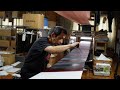 the process of making bags one by one in kyoto. a workshop with 70 years of history.