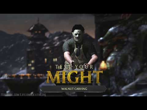 Mortal Kombat XL - All Test Your Might Failure Fatalities on Leatherface (1080p 60FPS) Video