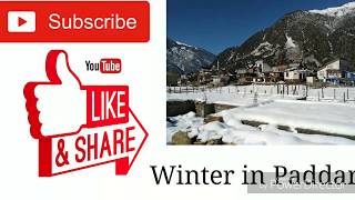 preview picture of video 'Winters in Paddar, Snowfall 2019'