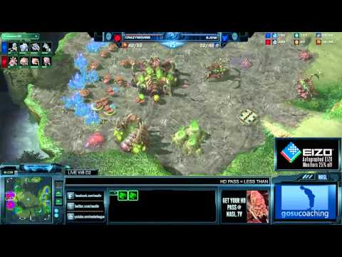 CrazymoviNG vs SjoW Game 1 - NASL Season 3 W8D2