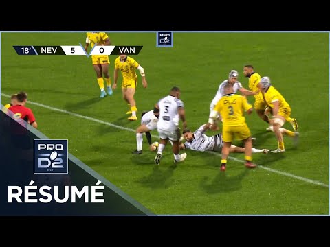 PRO D2 - Résumé USON Nevers-RC Vannes: 12-18 - J10 - Saison 2022/2023