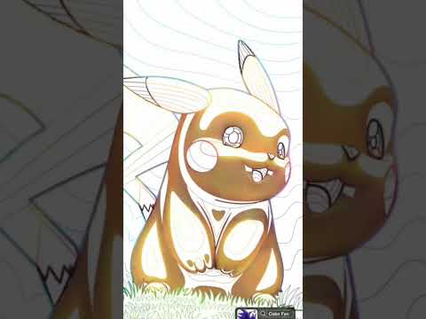 pikachu realastic colouring😍#drawing#dragon breath gaming