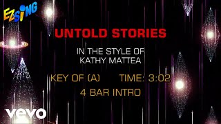 Kathy Mattea - Untold Stories (Karaoke)