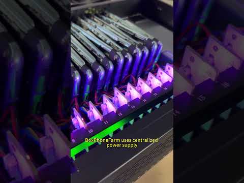 How many phones can one person actually manage in a phone farm?  #phonefarm #boxphone