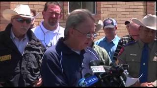 West mayor pro tem Steve Vanek speaks to the media.