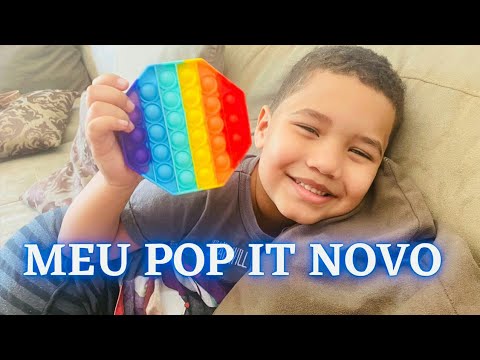 BRINCANDO COM MEU POP IT NOVO