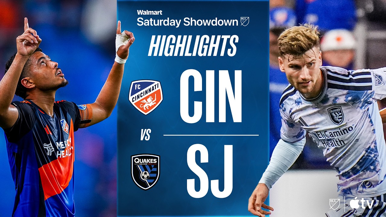 FC Cincinnati vs. San Jose Earthquakes | Full Match Highlights | Evander BANGER and 6-GOAL THRILLER!
