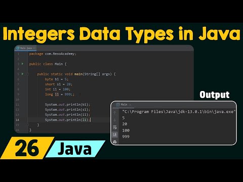 Integers Data Types in Java Practice