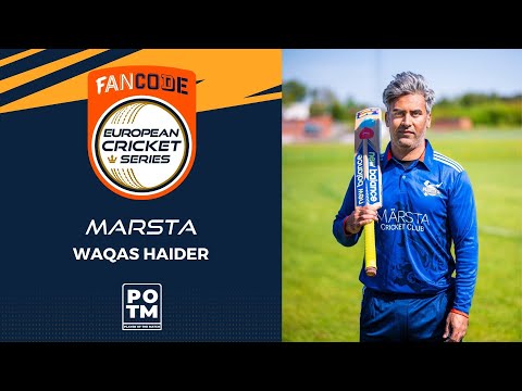 POTM: W.Haider - MAR vs STG | Highlights | FanCode ECS Stockholm, Sweden Day 8 | ECS22.221