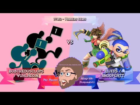 Vuhladdin / Bobthedusclops vs Luffs / Snoopcatt - Winners Semis - Fro Fridays #12 - Doubles Bracket