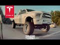 ULTIMATE ROLLING COAL ON TESLA COMPILATION TESLACAM STORIES 98