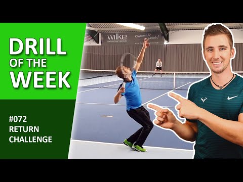 Outstanding Tennis Return Drill "Return Challenge" - #072 "Drill of the Week"