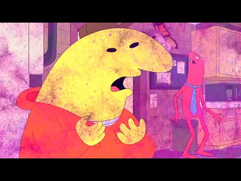 Mr. Boss brings his son back to life with a magical red crystal and then he starts shedding too much