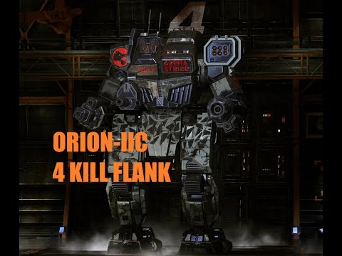 MechWarrior Online | Orion-IIC 4 Kills 24 Seconds!