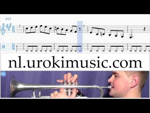 Trompet Leren Spelen Ariana Grande Dangerous Woman Trompetles Deel#1 Studie Klasse Muzieknoten Bladm