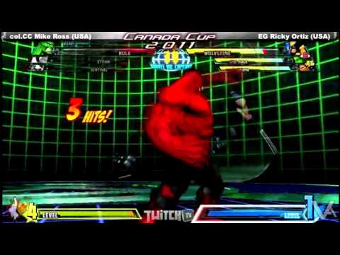 Canada Cup Gaming 2011 MVC3 col CC Mike Ross USA vs EG Ricky Ortiz USA