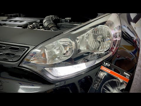 Kia Rio III światła dzienne Day running Lights DRL LED Osram P21/5w
