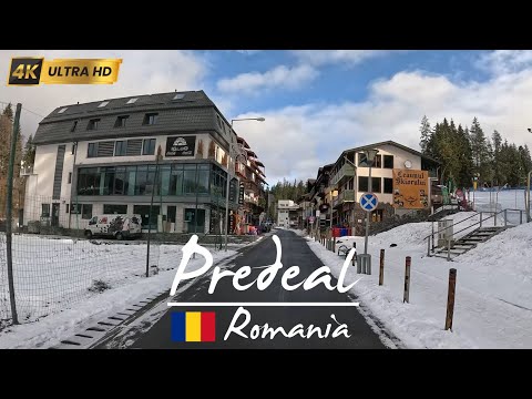 🇷🇴 Predeal Driving Tour | Explore Romania ’s Highest Mountain Resort in Stunning 4K